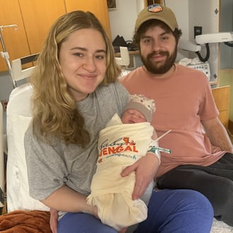 Kettering Health Hamilton welcomed its first baby of 2026 early Thursday afternoon, Jan. 1. Palmer Jo Freudemann was born to parents Brittany and Charlie Freudemann, of Hamilton, at 12:11 a.m. CONTRIBUTED
