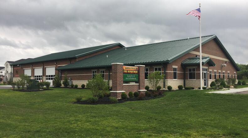 Gilmore Road in front of fire station 212, pictured, is expected to be widened in 2020. Also, a new township service department building is planned to be constructed next to the new station. ED RICHTER/FILE
