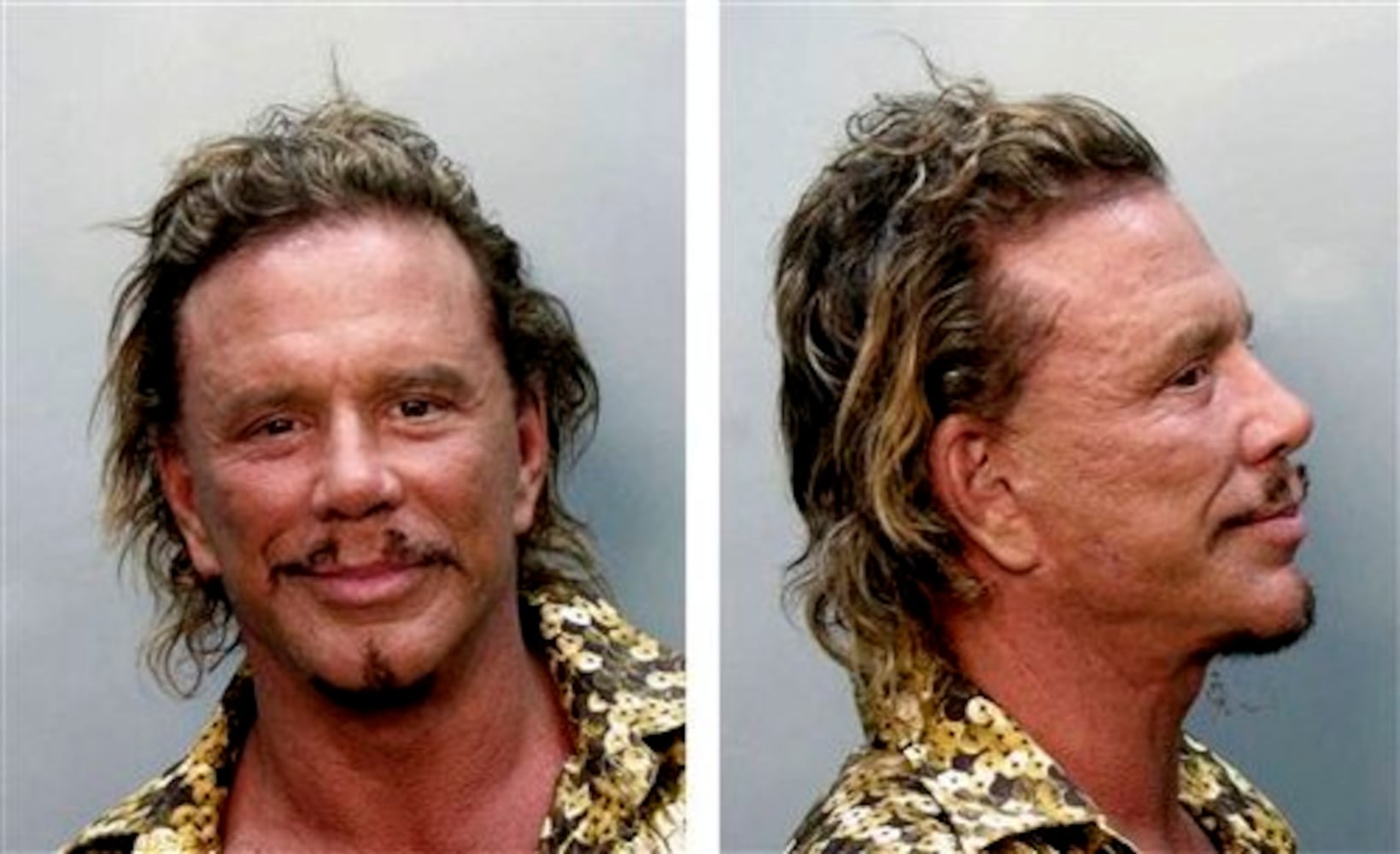 Celebrity mugshots