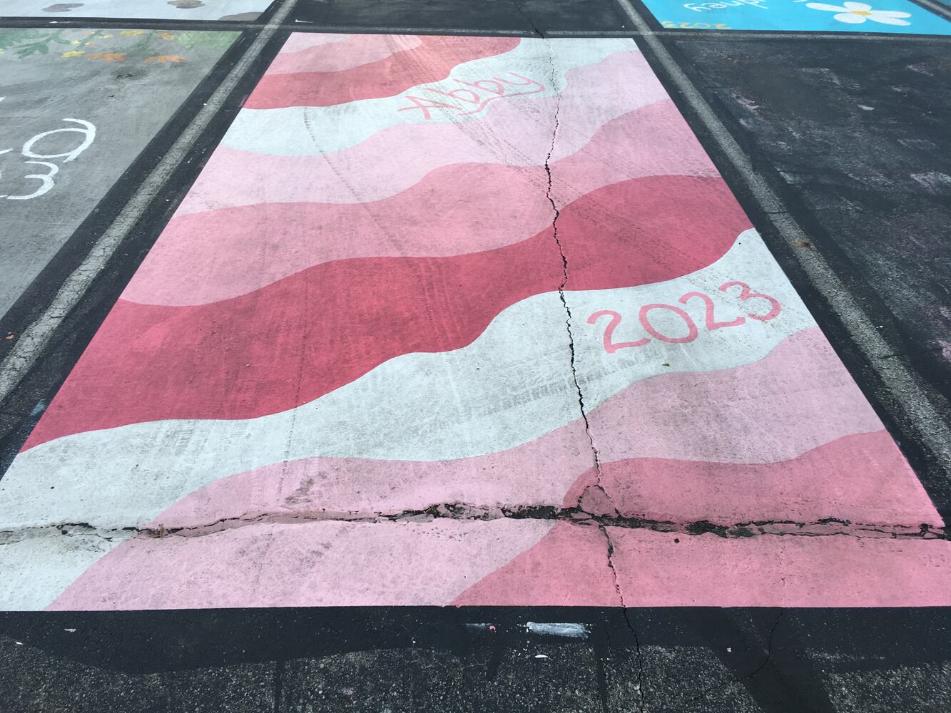 Ross senior parking lot spaces