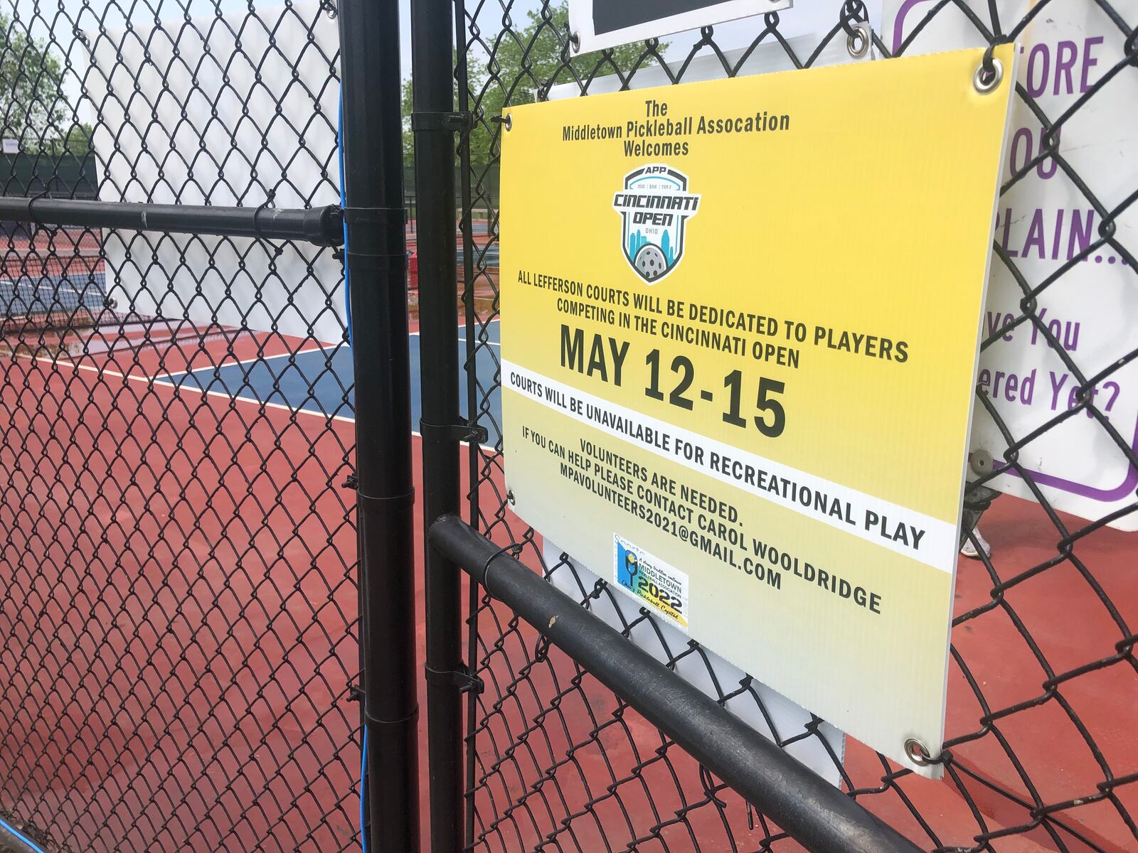 The courts of the Middletown Pickleball Association will be packed the next four days when some of the world's best players on are town. RICK McCRABB/STAFF
