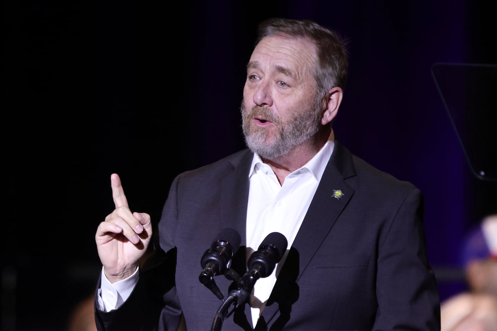 Ohio Attorney General Dave Yost's BCI helped a Fairfield Twp. woman, who was defrauded out of $88,000 in a cryptocurrency scam, recover almost half her money. Pictured is Yost in Middletown on July 22, 2024, during a campaign rally for then-Republican vice presidential candidate Sen. JD Vance. (AP Photo/Paul Vernon, File)