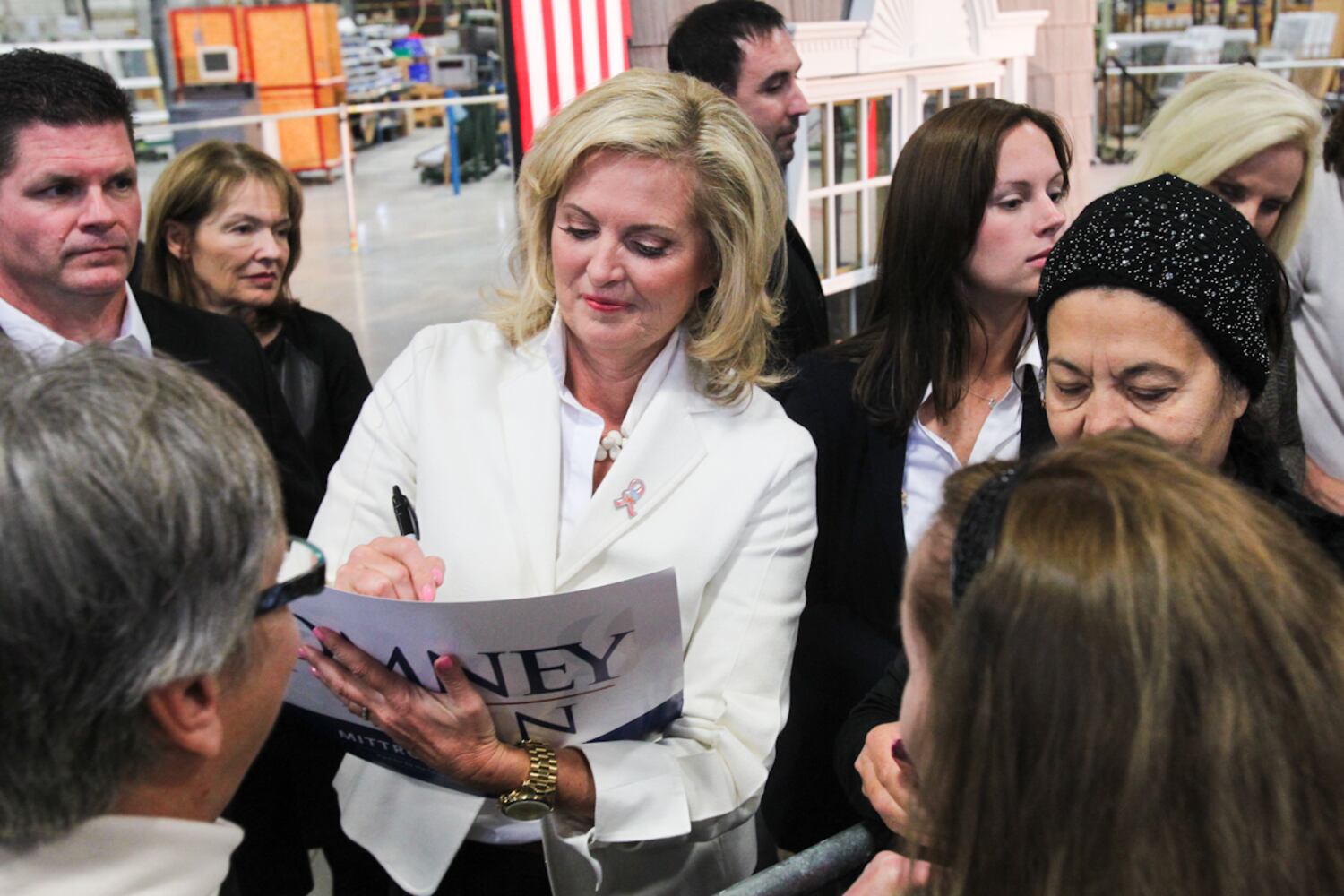 Ann Romney in Hamilton