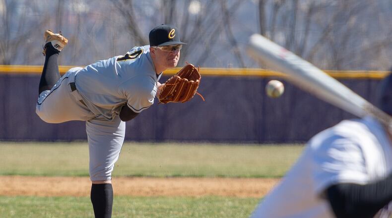 Centerville senior Nick Hoffman led the Greater Western Ohio Conference with a 9-1 record and 96 strikeouts last season. The Clemson University recruit also posted a 0.77 earned-run average to pace the Elks. Contributed