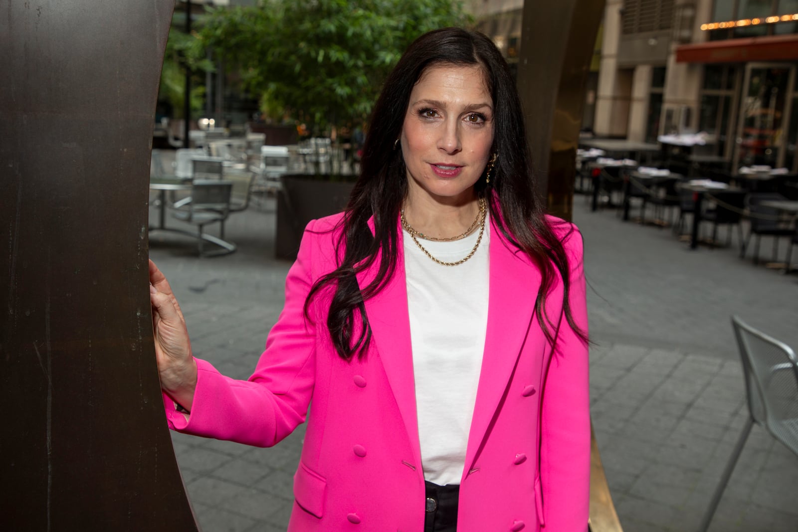 Director Shoshannah Stern poses for a portrait to promote "Marlee Matlin: Not Alone Anymore" on Wednesday, June 11, 2025, in New York. (Photo by Andy Kropa/Invision/AP)