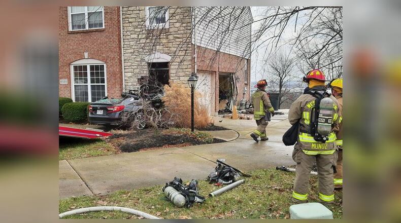 A driver suffering a medical emergency crashed into a West Chester house.