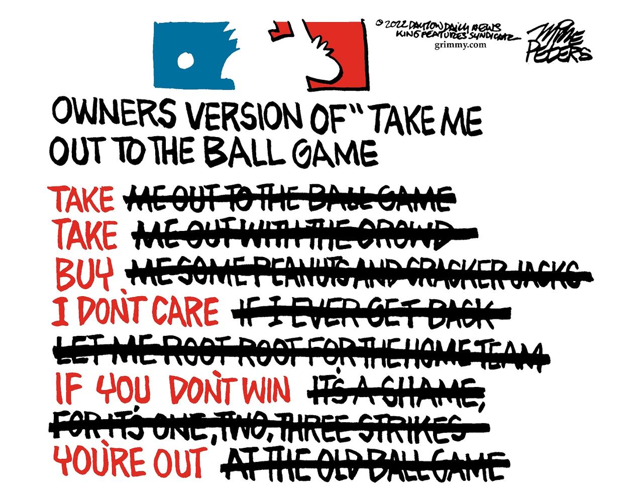 WEEK IN CARTOONS: Ukraine, Putin, baseball lockout and more