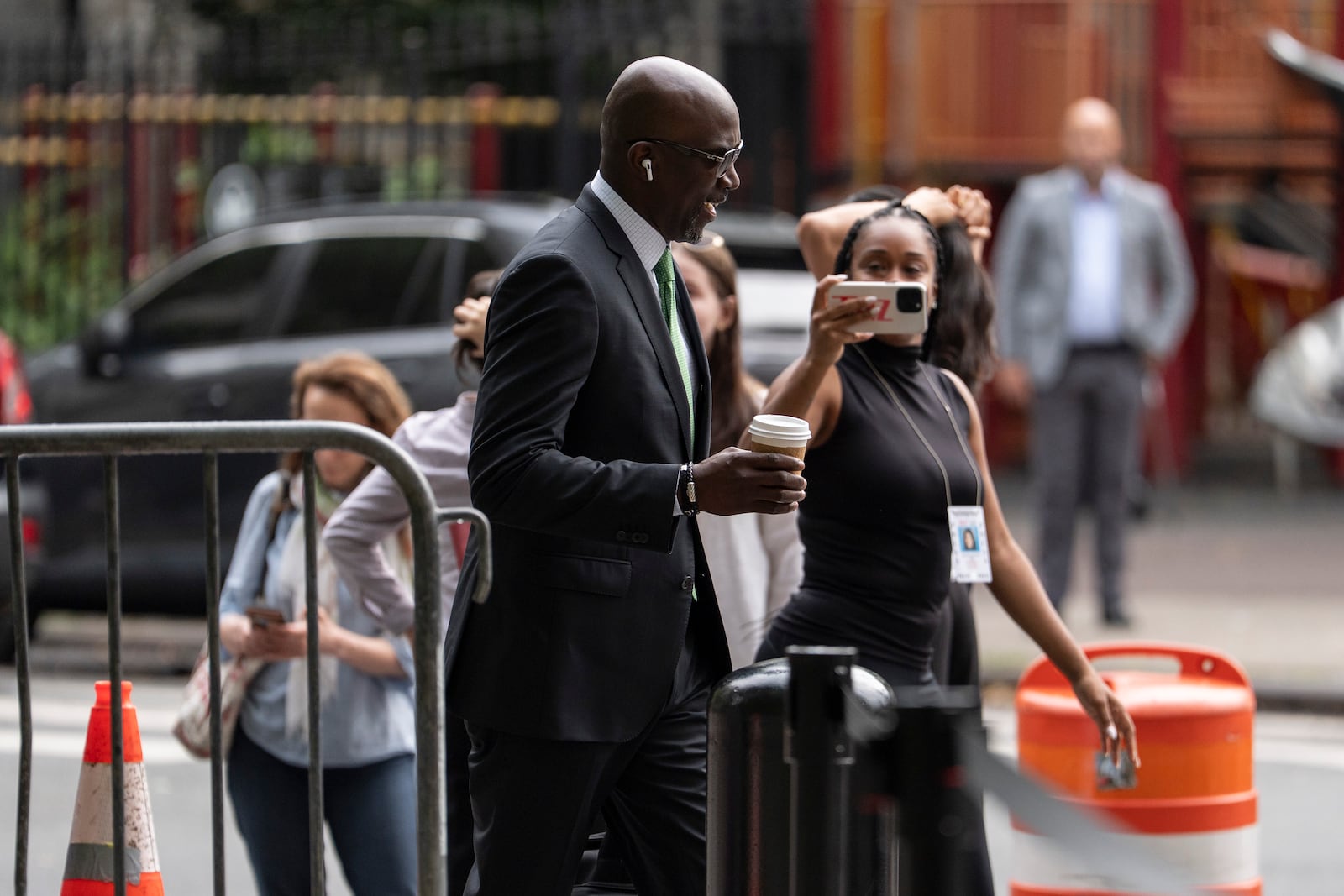Xavier Donaldson, defense attorney for Sean “Diddy” Combs, arrives at court on Tuesday, July 1, 2025, in New York. (AP Photo/Yuki Iwamura)