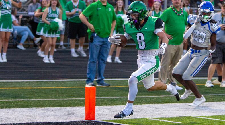 Brady Lupton scored a late touchdown Friday night as Northmont won its first game of the season. DDN FILE PHOTO