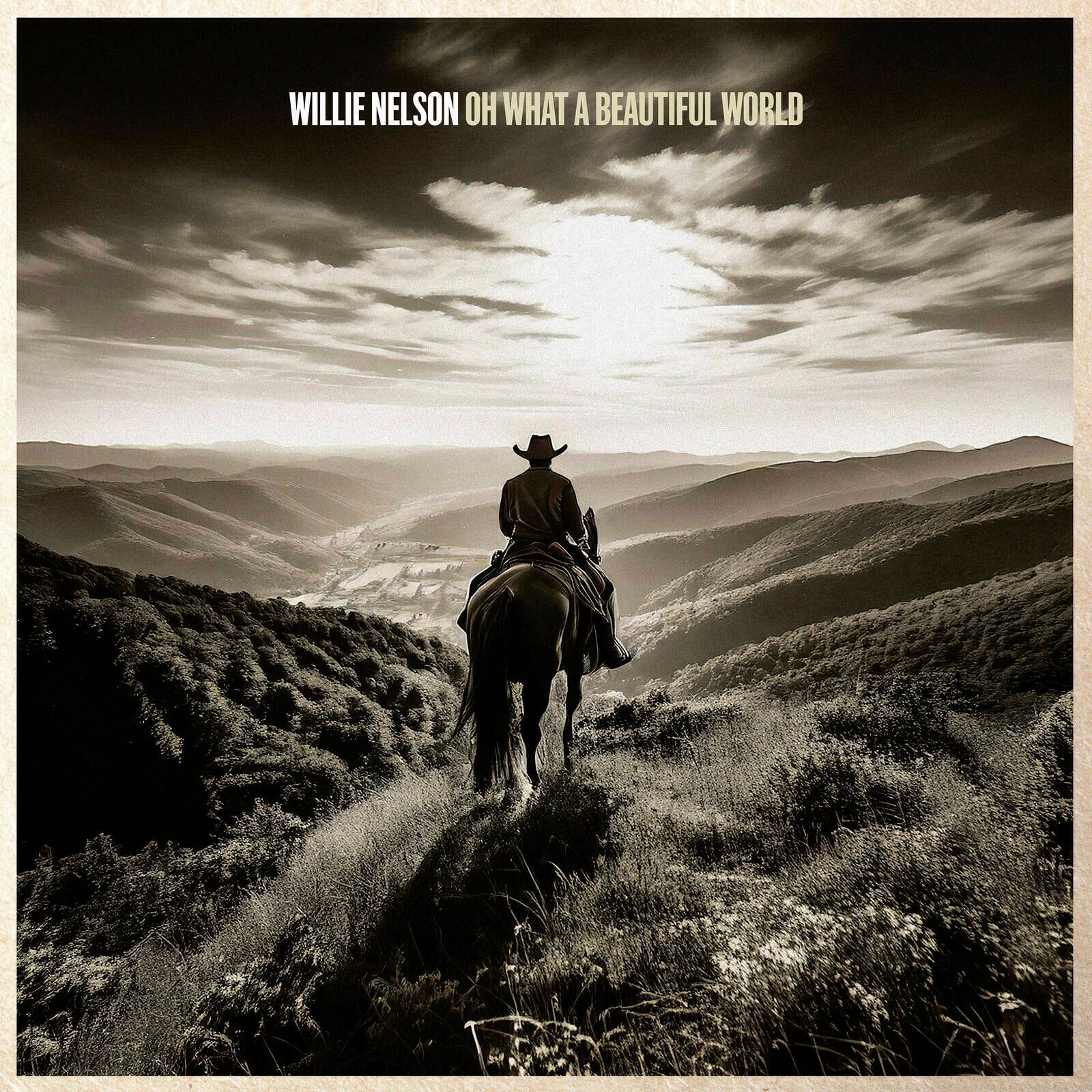 This album cover image released by Sony shows "Oh What A Beautiful World" by Willie Nelson. (Sony via AP)