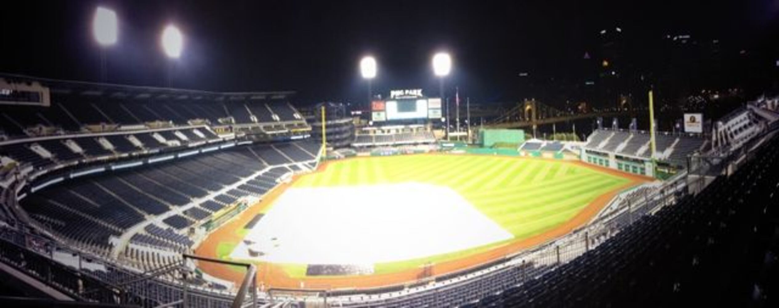 Pirates and Reds work out at PNC Park
