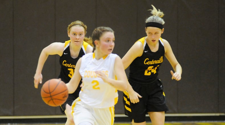 Both Centerville and Kenton Ridge had Wednesday girls basketball games rescheduled for Thursday. MARC PENDLETON / STAFF