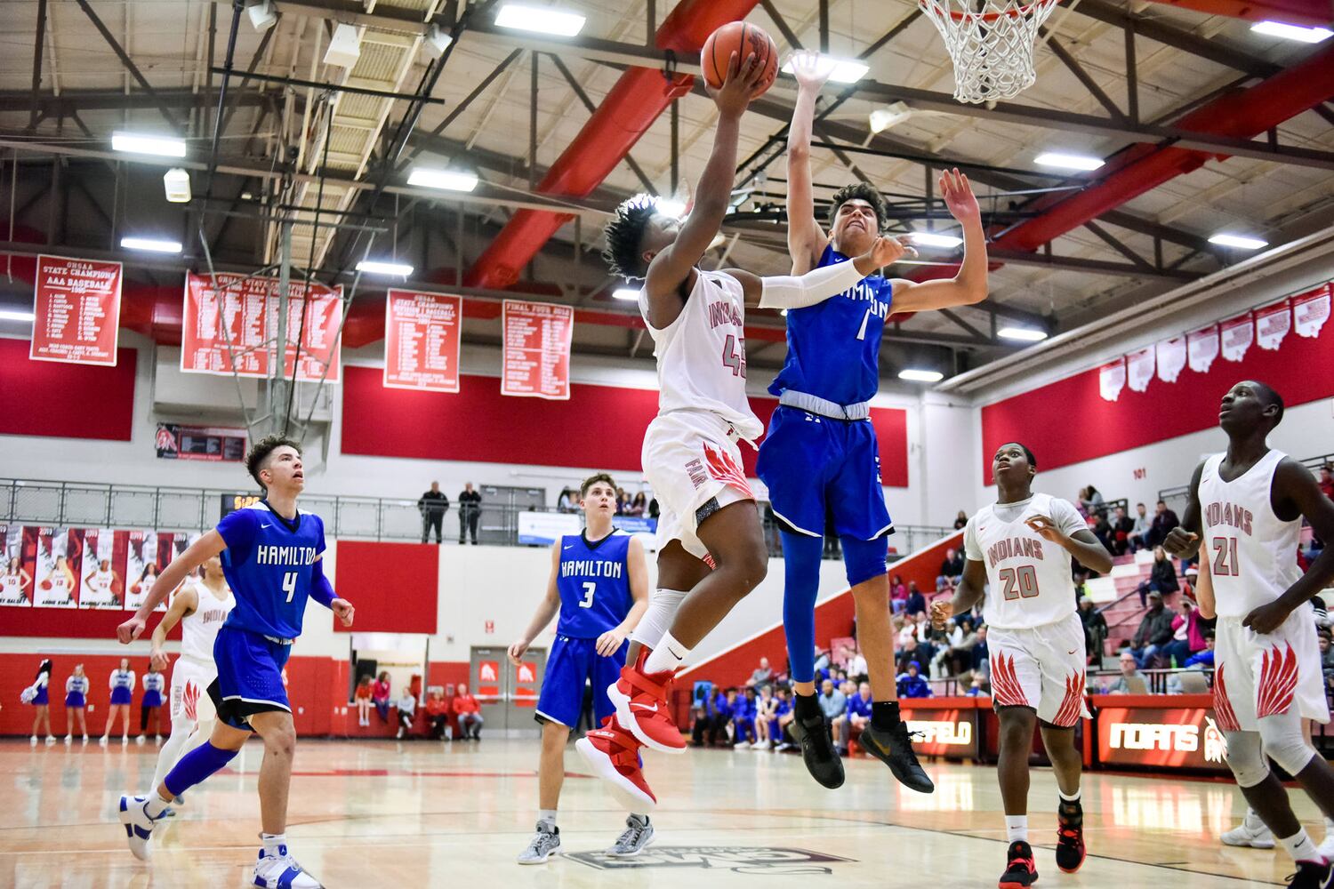 Fairfield vs Hamilton boys basketball
