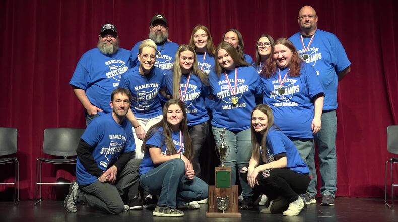 Hamilton Girls Bowling State Celebration