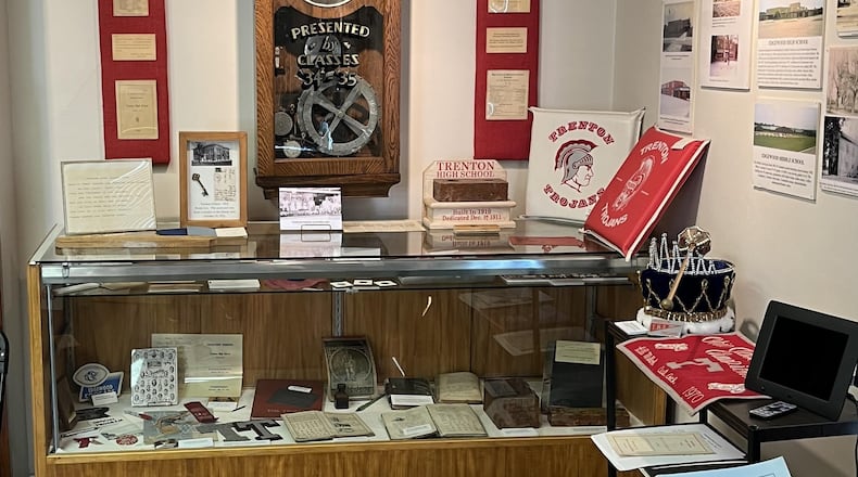 The Trenton History Museum will be open from 1-3 p.m. Saturday, Nov. 1 at 17 E. State St. The museum exhibits pictures and items from Trenton's past, including school, police, fire, city, business and social events. CONTRIBUTED