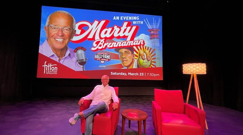 The Fitton Center will host An Evening with Marty Brennaman at 7:30 p.m. March 23 at Fitton Center Creative Arts, 101 S. Monument Ave., Hamilton. CONTRIBUTED