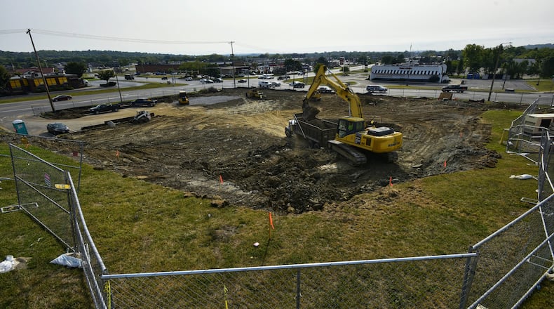 An orthodontist is building a group of shops in a key location on Hamilton's West Side. NICK GRAHAM/STAFF