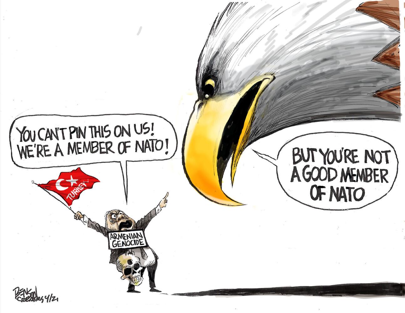 Week in cartoons: Biden's first 100 days, anti-vaxxers and more