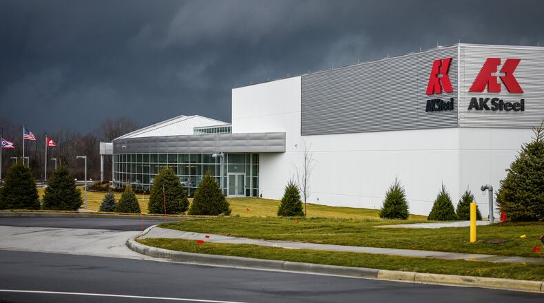 AK Steel’s Research and Innovation Center, a $36 million, 135,000-square-foot facility, is slated for its first calendar year in operation this year. More than a handful of major Butler County business projects are expected to start, progress or finish in 2017. NICK GRAHAM/STAFF