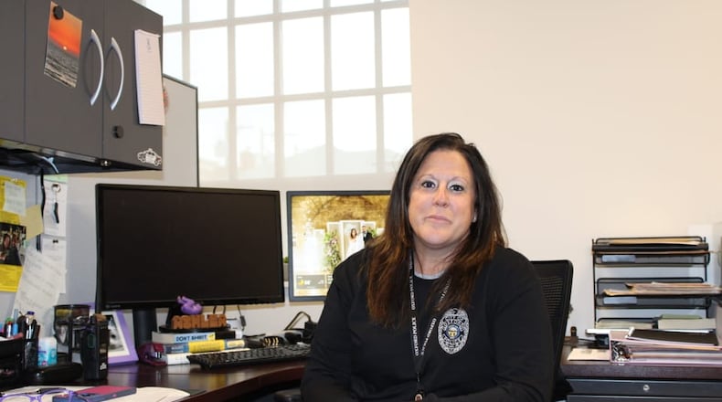 Ashlea Sleiman joined the Oxford Police Department in August 2022 as the department’s first social services liaison. She’s defined what the role entails in the two years since then. SEAN SCOTT/OXFORD FREE PRESS