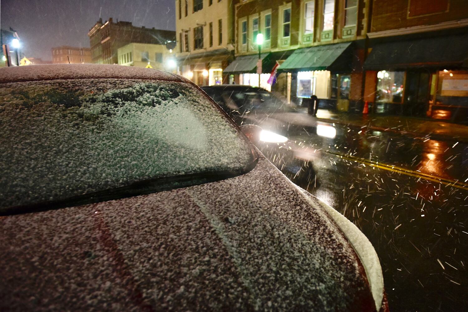 PHOTOS Butler County's first snowfall of the season