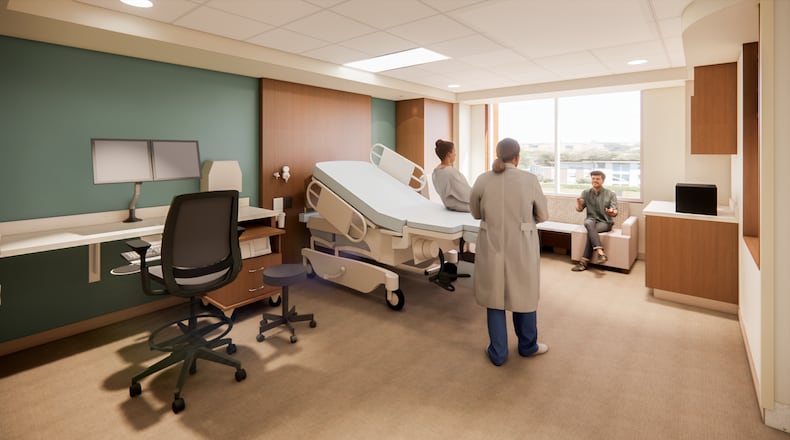 Christ Hospital is expanding its labor and delivery room at its Liberty Twp. campus by adding 8,800 square feet on two floors. DANIS CONSTRUCTION/CONTRIBUTED