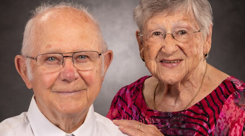 Jimmie Shields and his wife of 75 years, Jean, recently celebrated this milestone with family. The couple married shortly after WWII ended after a whirlwind courtship and have stayed together through years of ups and downs. CONTRIBUTED