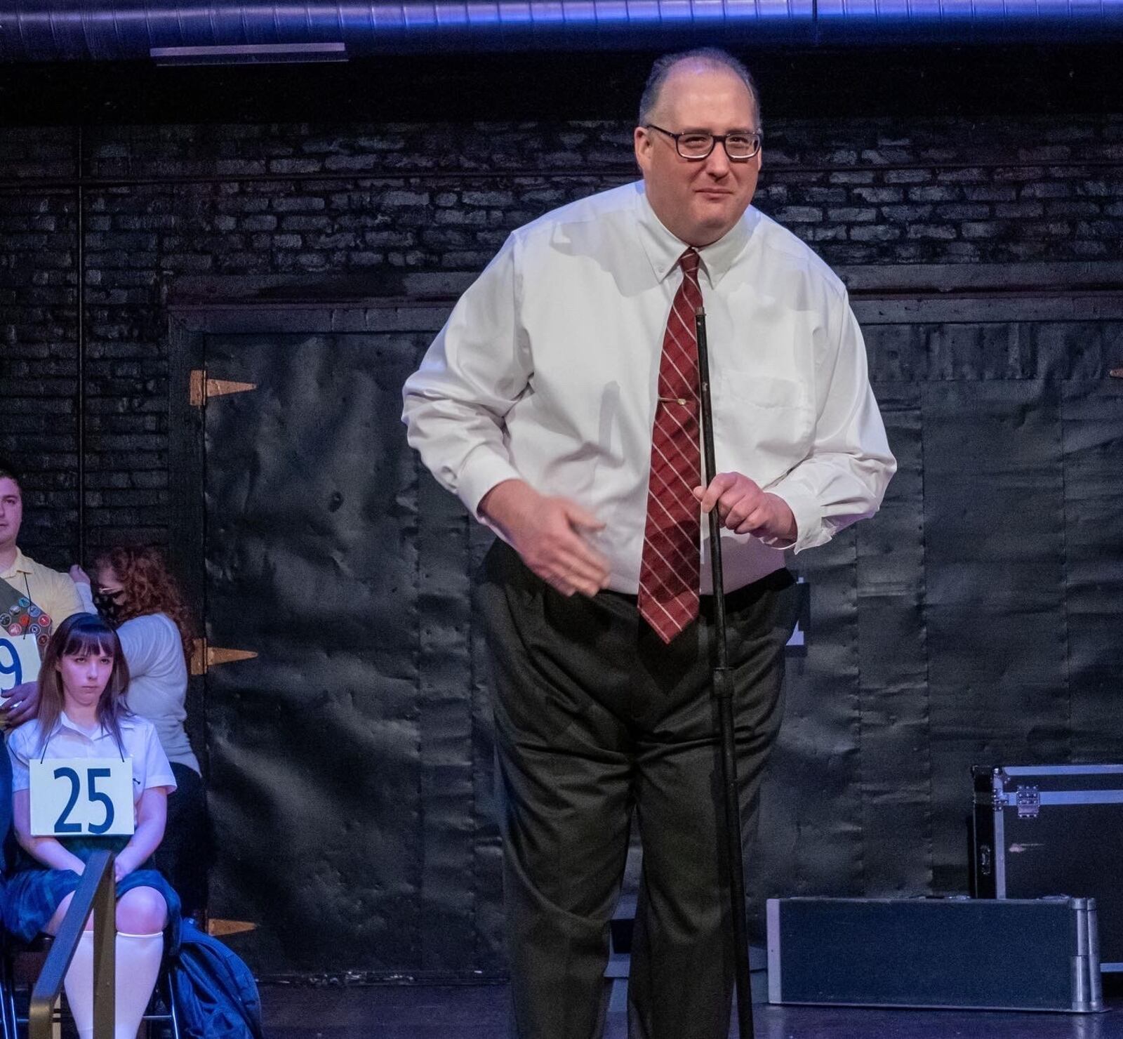 Jason Lakes plays the vice principal in INNOVAtheatre's "25th Annual Putnam County Spelling Bee" in Middletown Jan. 13-16, 2022. CONTRIBUTED