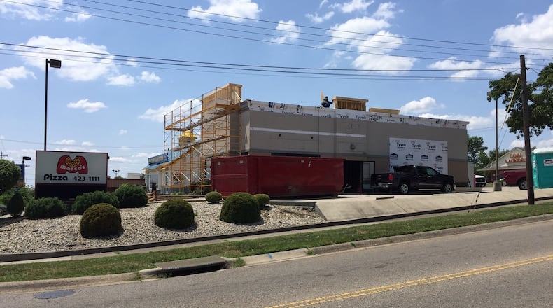 A former Marco’s Pizza location on South Breiel Boulevard will be the location of the area’s newest Dunkin’ Donuts store. The new store is expected to open in mid-October according to a Dunkin’ Donuts corporate official. ED RICHTER/STAFF