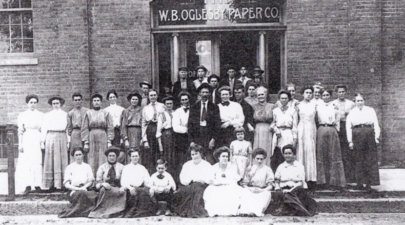 Oglesby Paper Co., 1912. MIDDLETOWN HISTORICAL SOCIETY ARCHIVE PHOTO