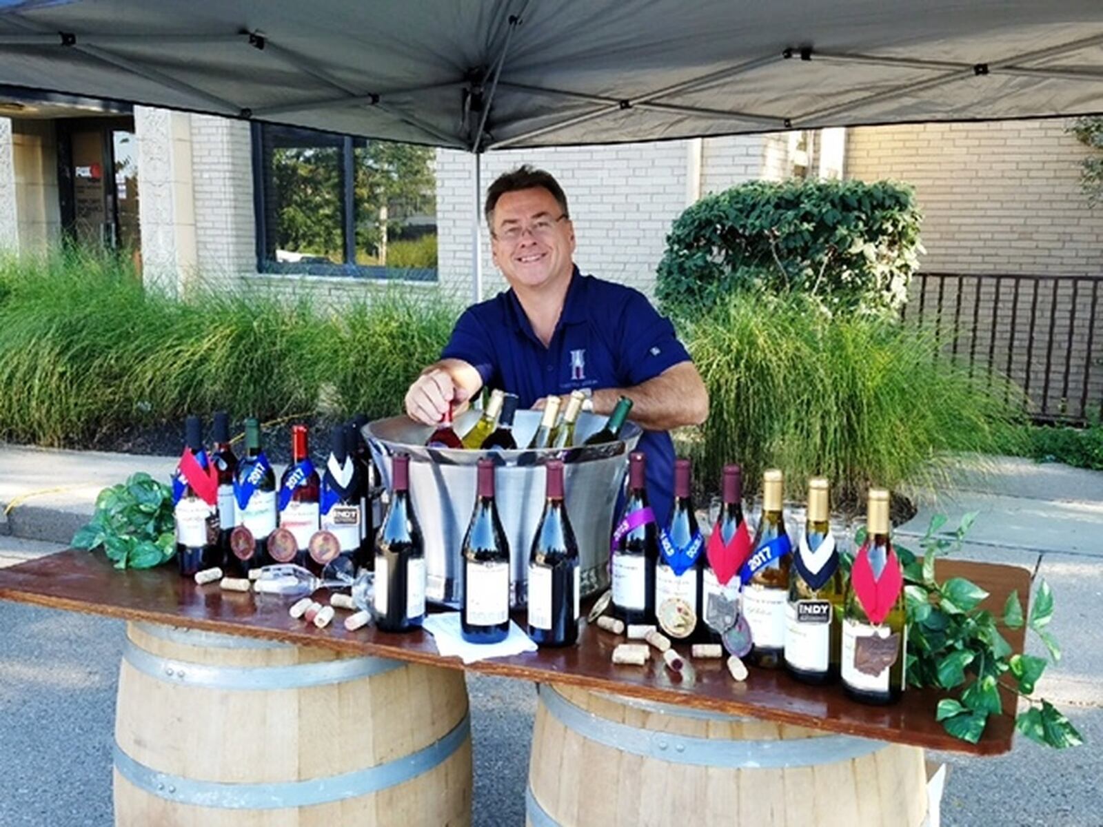 Eddie McDonald, who is the vintner/winemaker and owner of Hanover Winery in Hanover Township, Ohio. CONTRIBUTED