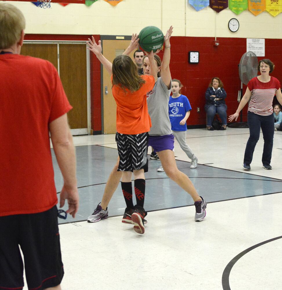 Students vs. Staff basketball