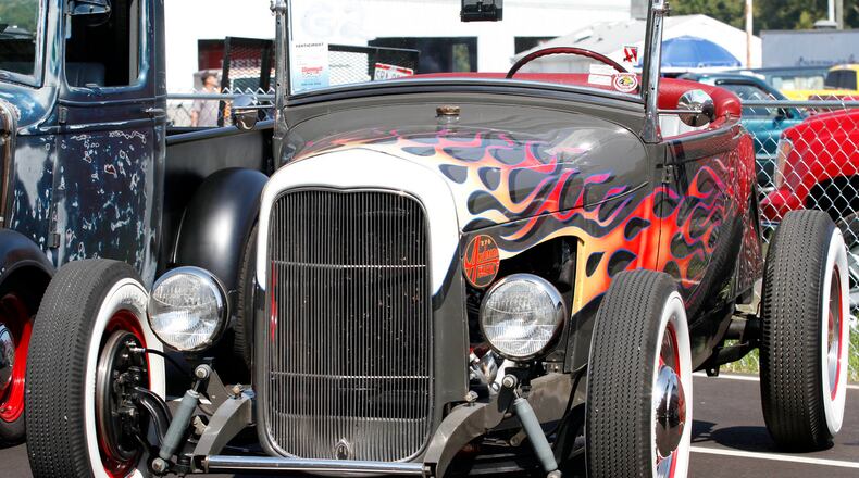 A 'real' hot rod at a previous Gathering of the Geezers car show. File photo by Skip Peterson