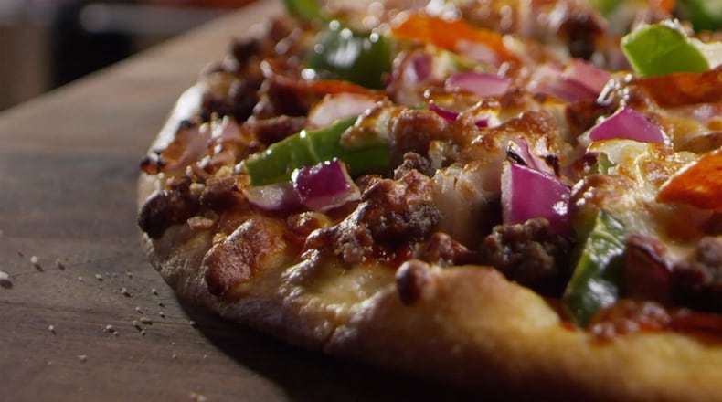 LaRosa’s Hamilton franchise will undergo a renovation of its lobby, dining room and other guests area after installing a drive-up pick-up window. CONTRIBUTED