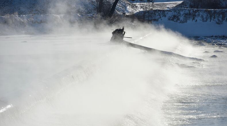Temperatures throughout the have been below freezing this week. NICK GRAHAM / STAFF