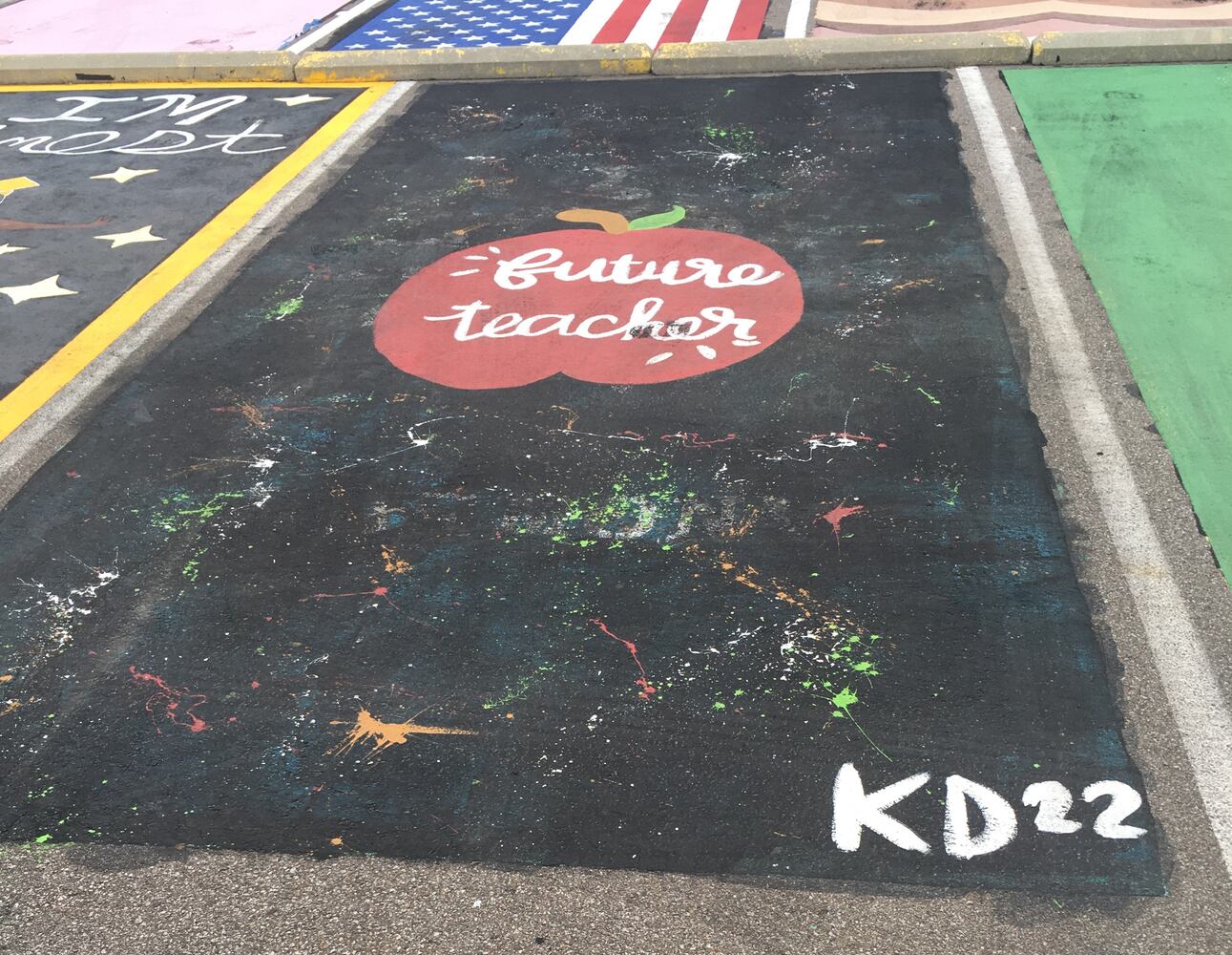 Fairfield High senior parking lot