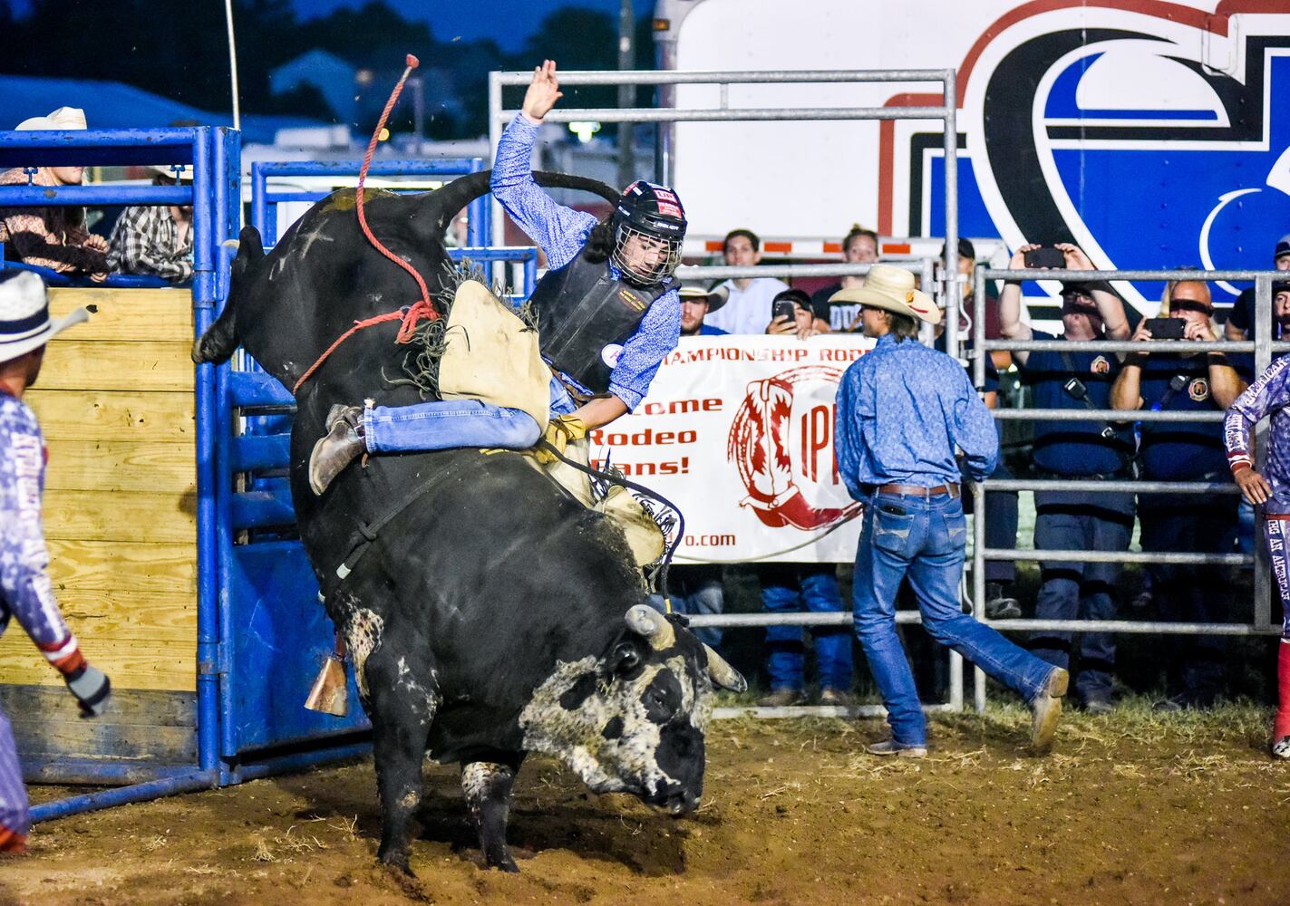 Broken Horn Rodeo closes out the night Wednesday at the Butler County Fair