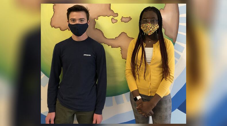 New paid internships from the Oxford Rotary Club will see two Talawanda High School graduates spend their summer working in McCullough-Hyde/Tri-Health Hospital. Soon-to-be graduates Daniel Sawdei and Taonanyasha Banda will  explore and expand on their early interests in medical careers. (Provided Photo\Journal-News)