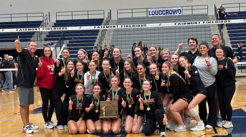 The Fenwick girls volleyball team has won five straight tournament matches to reach the Division V state semifinals after a 10-12 regular season. Debbie Juniewicz/CONTRIBUTED