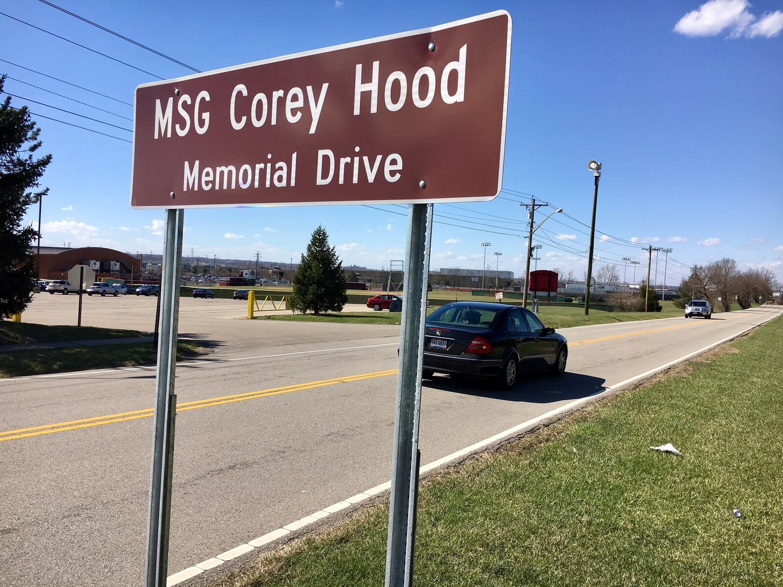 A portion of Lakota West Drive will be dedicated to Army Master Sergeant Corey Hood on Saturday. The Lakota graduate died in 2015 during a parachuting demonstration with the Army Golden Knights at the Chicago Air and Water Show.