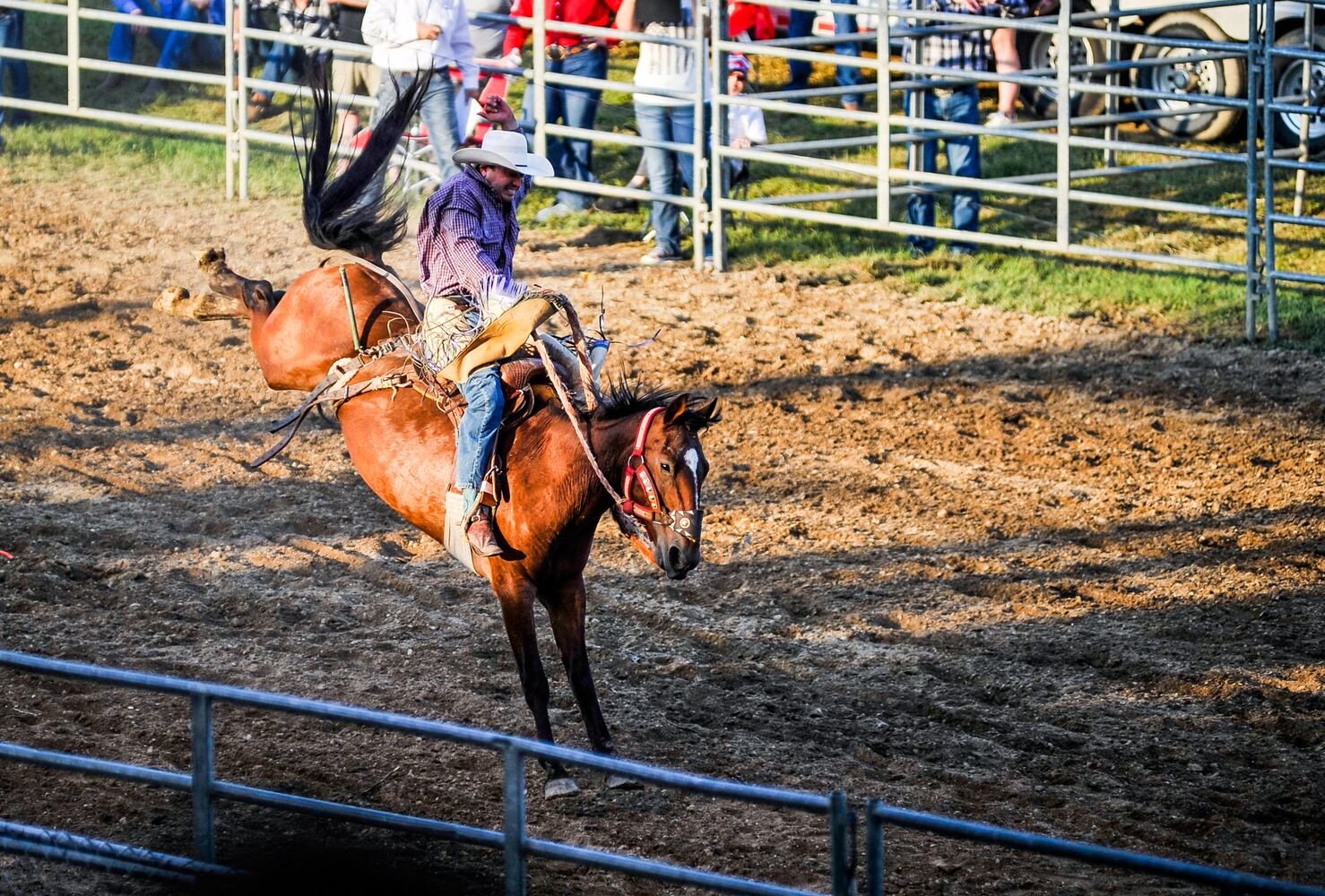 Broken Horn Rodeo closes out the night Wednesday at the Butler County Fair