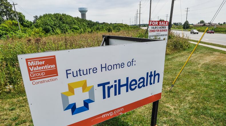 TriHealth will locate a new medical center at the northeast corner Liberty Way and Cox Road in West Chester Twp. instead of moving forward with an original plan for a larger development in Liberty Twp. NICK GRAHAM/STAFF