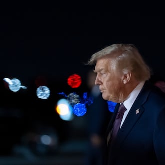 President Donald Trump arrives on Air Force One at Palm Beach International Airport, Saturday, Dec. 20, 2025, in West Palm Beach, Fla. (AP Photo/Alex Brandon)
