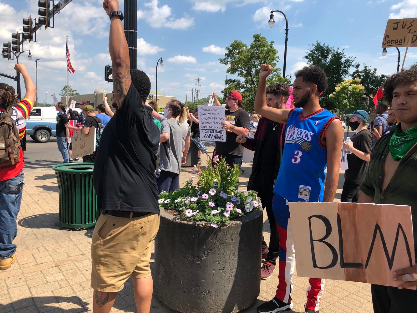 Hamilton protest