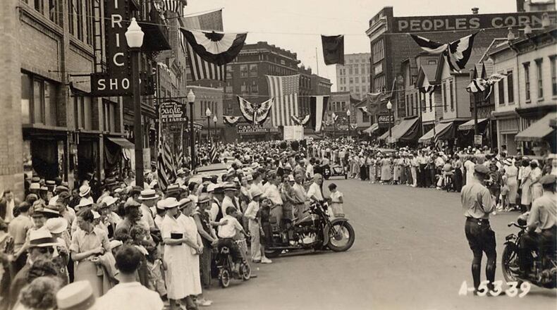 Verity Day Parade in Middletown, 1936. MIDDLETOWN HISTORICAL SOCIETY ARCHIVE PHOTOS