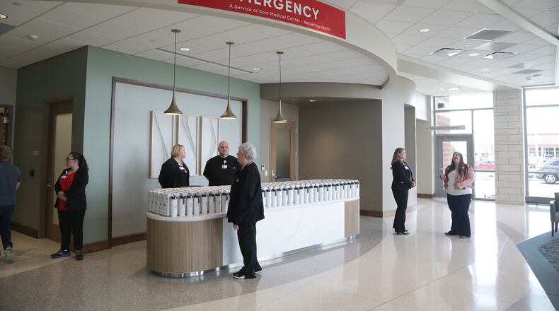 The emergency department waiting area at the Kettering Health Springfield in April 2022. Kettering Health has reached some stability and normal functioning following a cyberattack that occurred on May 20, 2025 and led to a system-wide technology outage. BILL LACKEY/STAFF