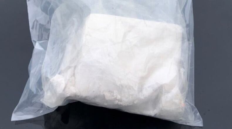 A kilo of fentanyl was seized during a traffic stop Dec. 10, 2021, in Fairfield by the Butler County Sheriff's Office. CONTRIBUTED