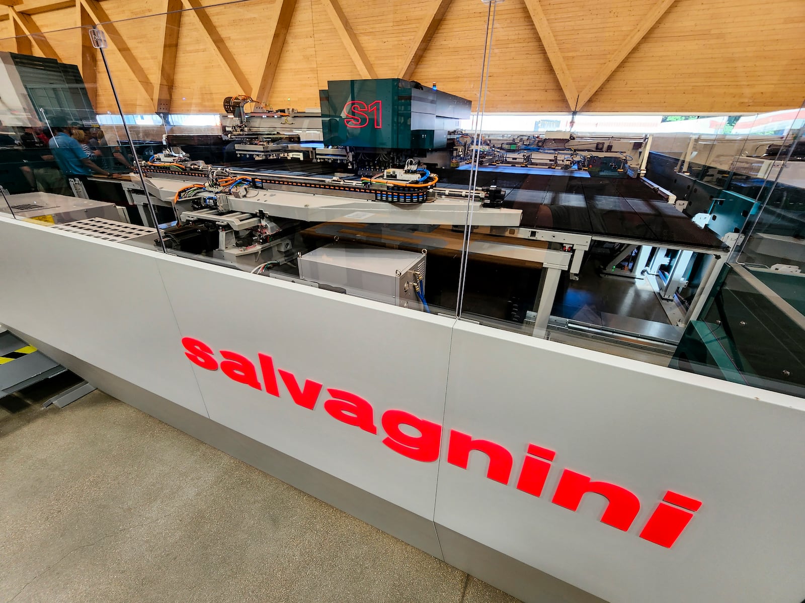 Salvagnini America is planning another expansion at its Hamilton location, and received tax credits for the project. Pictured is a Salvagnini machine during a demo day of their last expansion during an open house on Thursday, June 23, 2022. Salvagnini produces a variety of machines for punching, bending, laser cutting, material handling, sorting and more for the manufacturing industry. NICK GRAHAM/FILE