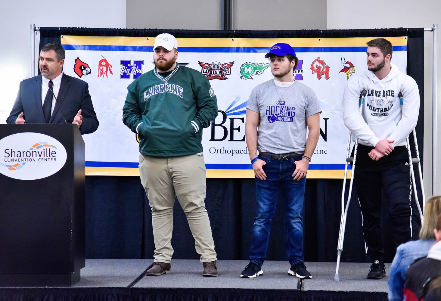 GMC football signing day ceremony