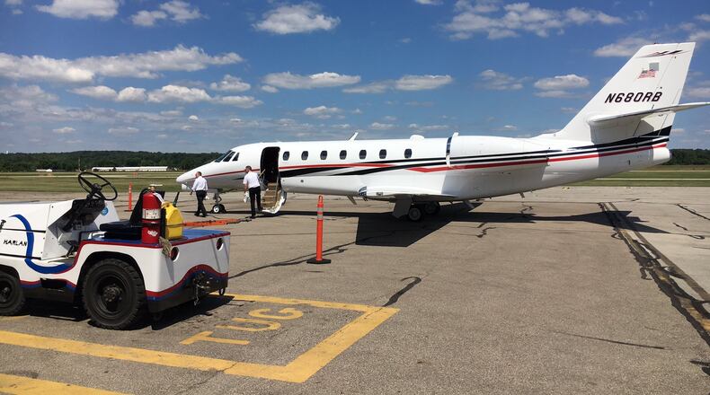 Recently, Middletown City Council approved a large supplemental appropriation for Middletown Regional Airport as the city continues its plan to take over the fixed-base operator operations on Jan. 1. On Tuesday, council approved an ordinance to begin purchasing aviation fuel from a supplier to sell at the airport when it begins the fixed-base operations in January. FILE PHOTO